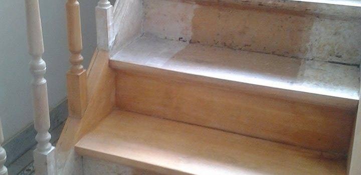 rénovation escalier, menuiserie